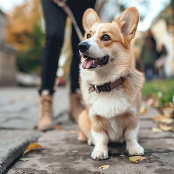Dog-Training-on-leash