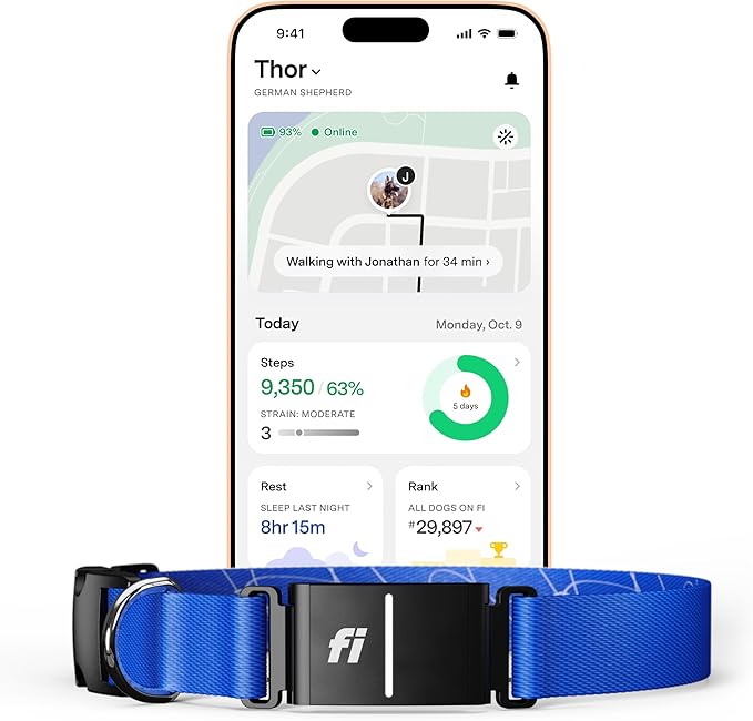 Fi Series 3+ Smart Dog Tracker Collar