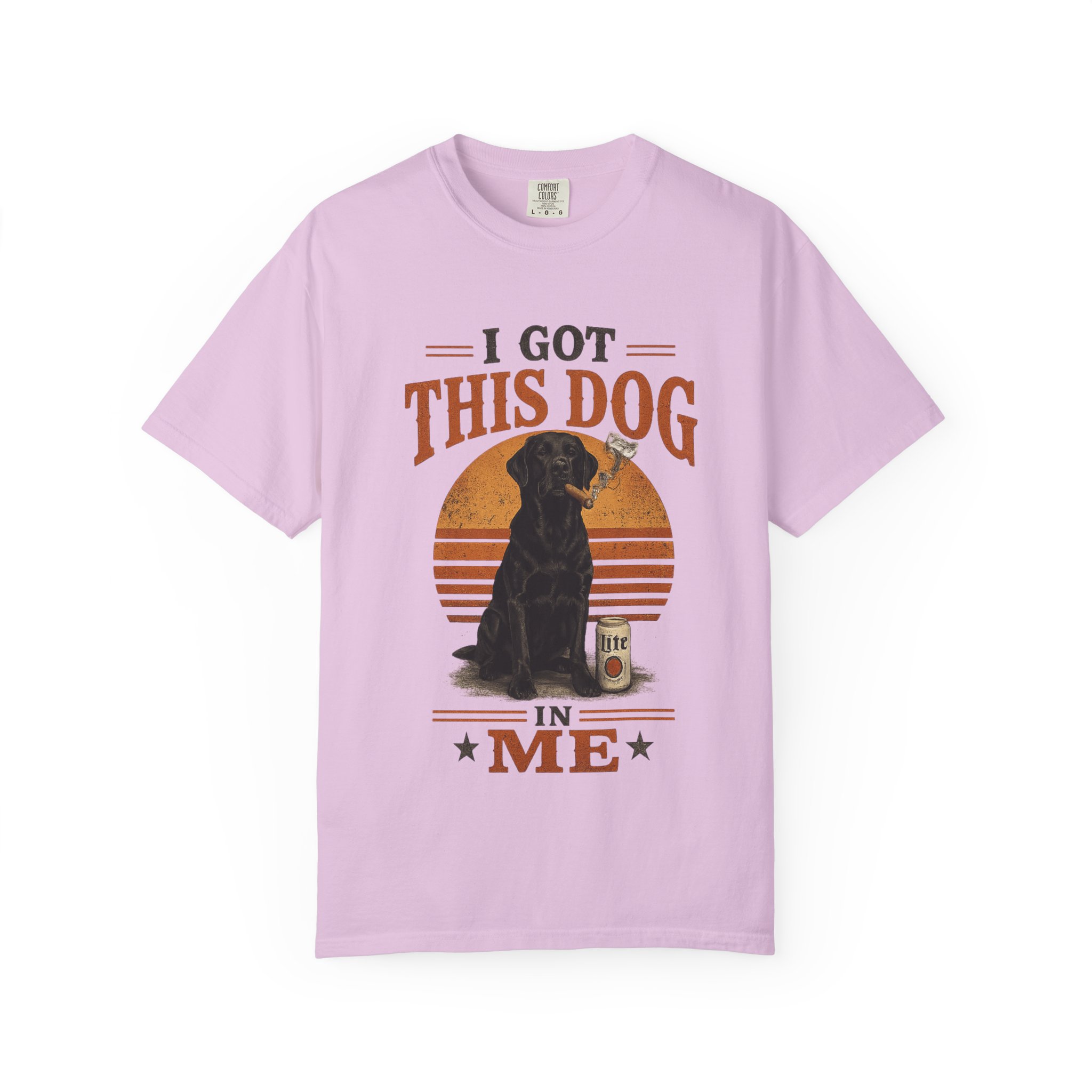 Got This Dog In Me Black Lab Smoking a Cigar T-shirt | Confidence Graphic - Image 18