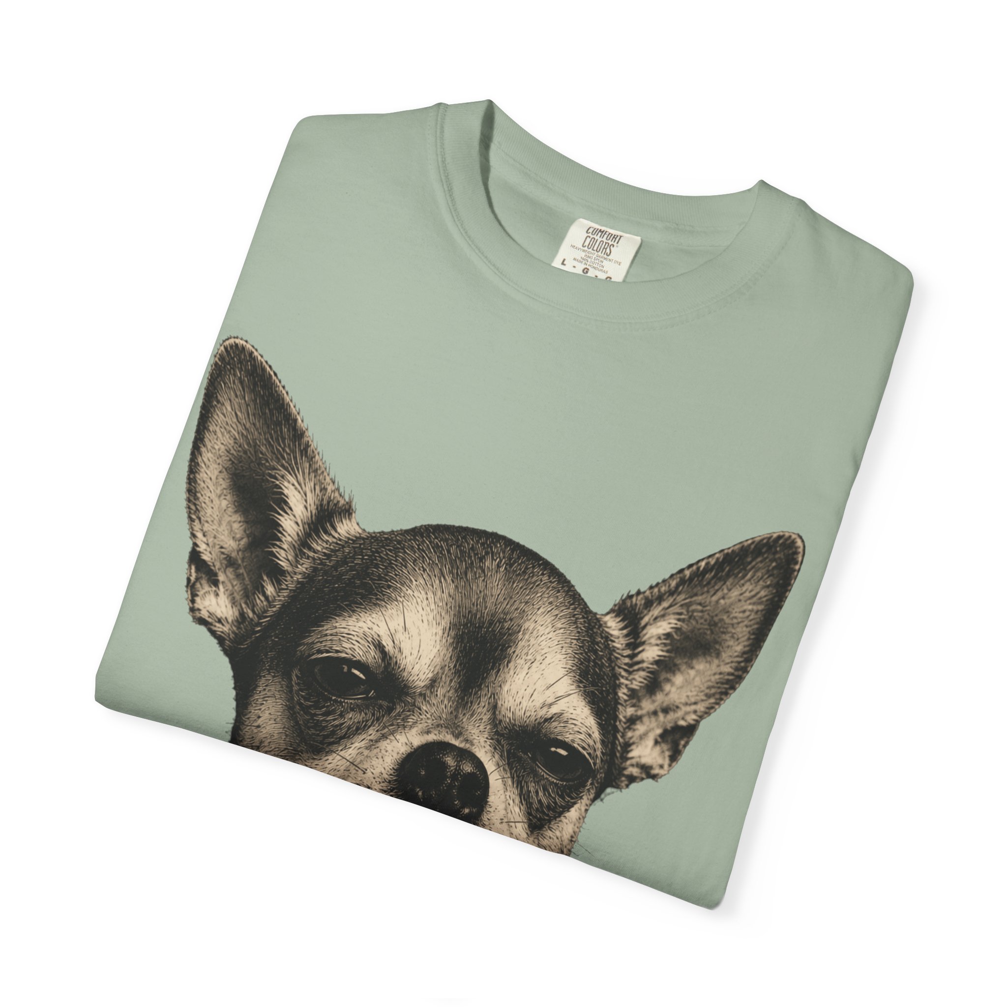 Zero Fetches Given Chihuahua T-Shirt | Frost-Covered Dog Portrait - Image 19