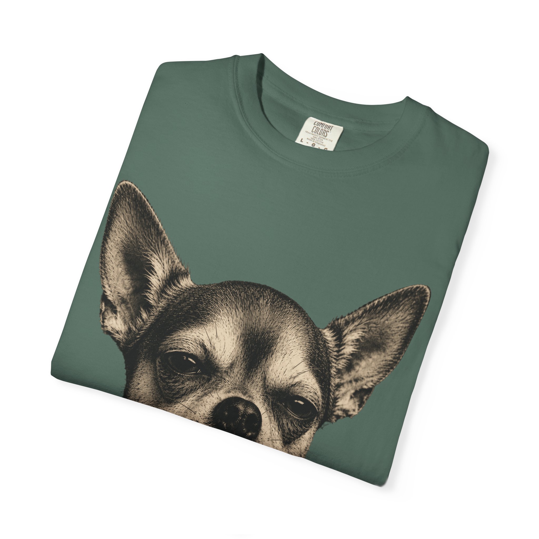 Zero Fetches Given Chihuahua T-Shirt | Frost-Covered Dog Portrait - Image 23