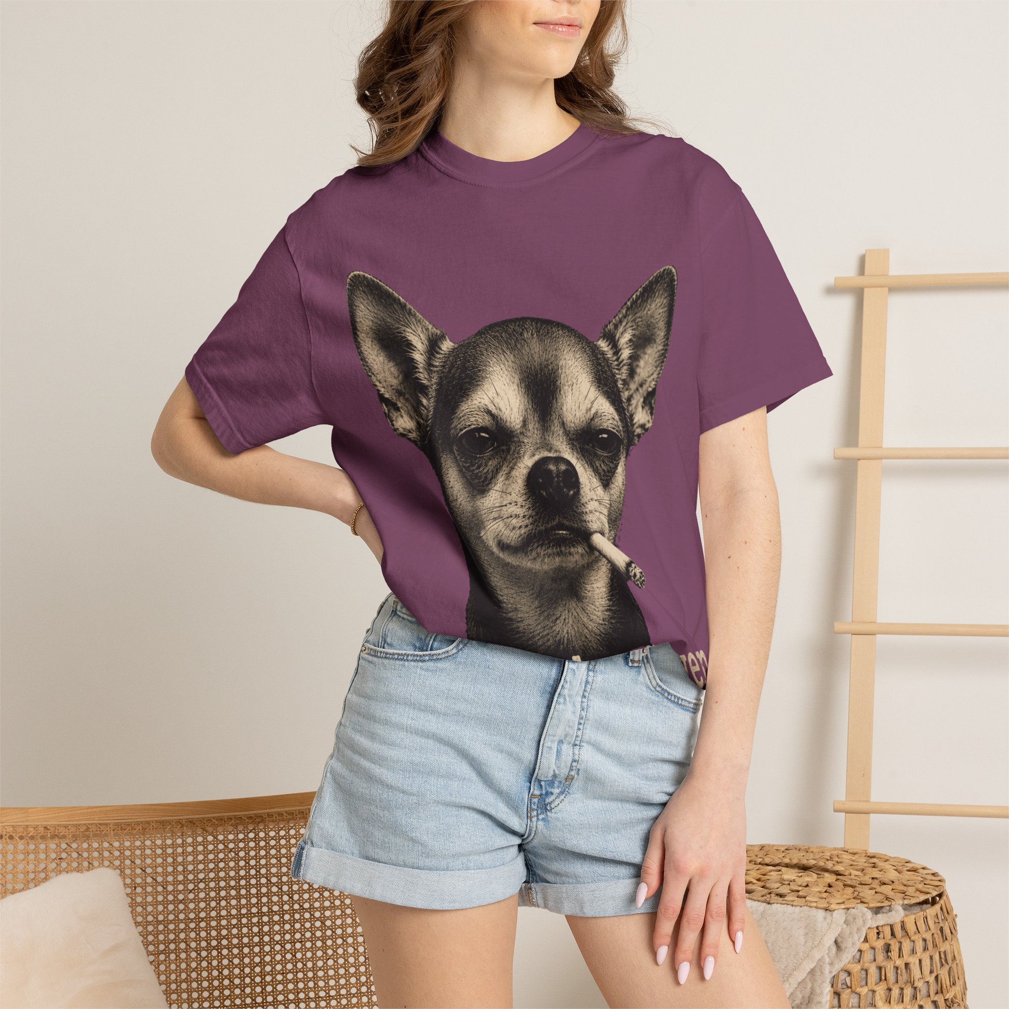 Zero Fetches Given Chihuahua T-Shirt | Frost-Covered Dog Portrait - Image 60