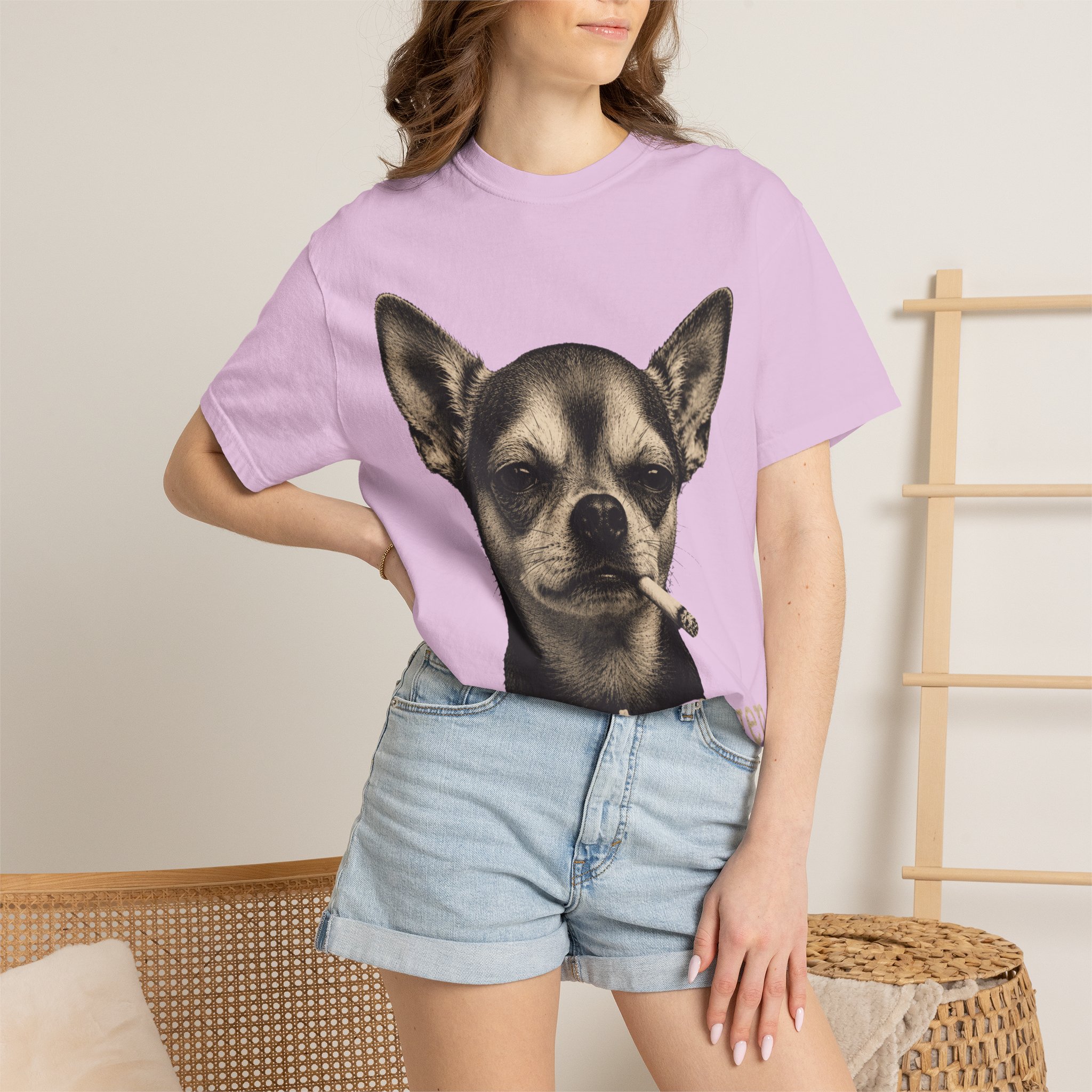 Zero Fetches Given Chihuahua T-Shirt | Frost-Covered Dog Portrait - Image 52