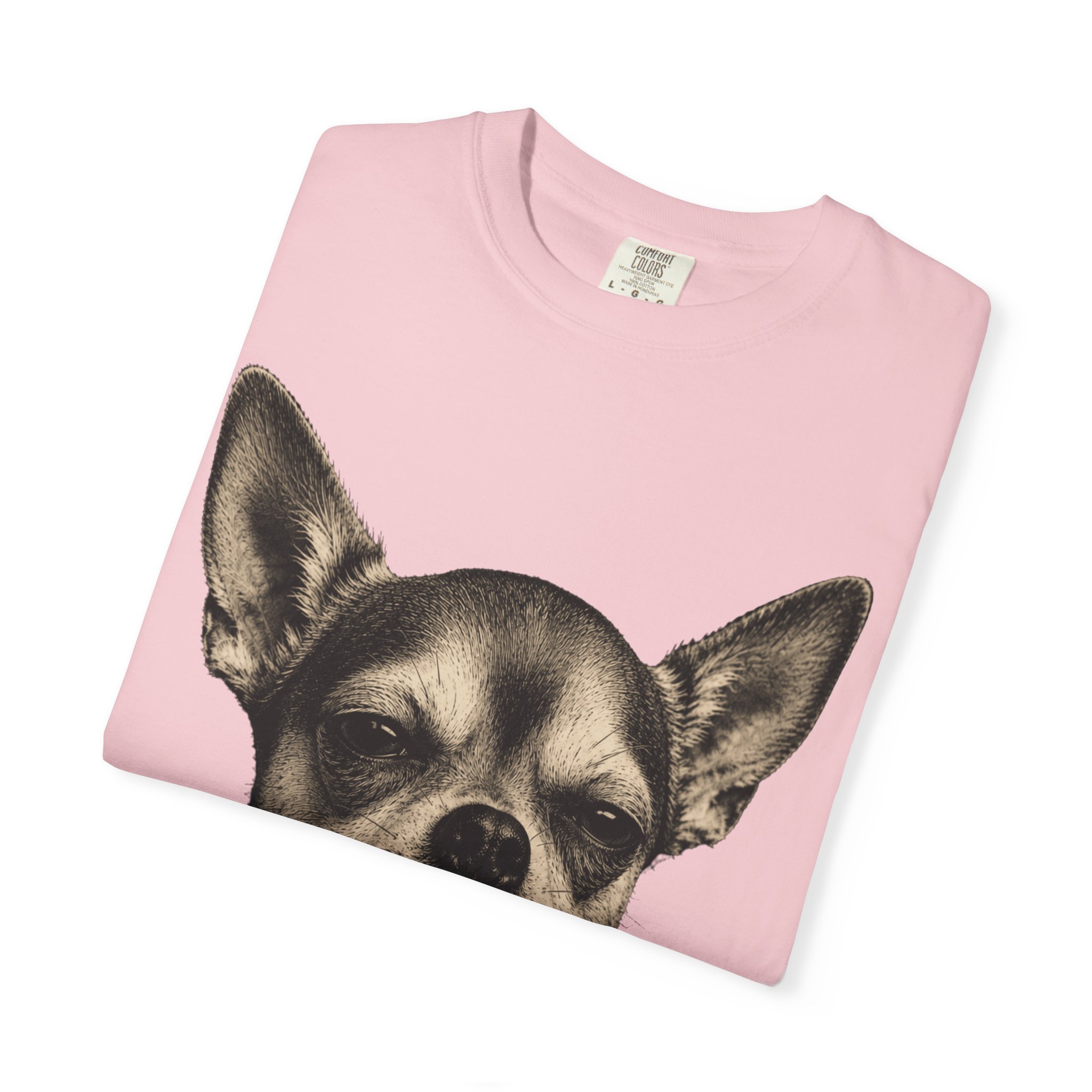 Zero Fetches Given Chihuahua T-Shirt | Frost-Covered Dog Portrait - Image 55
