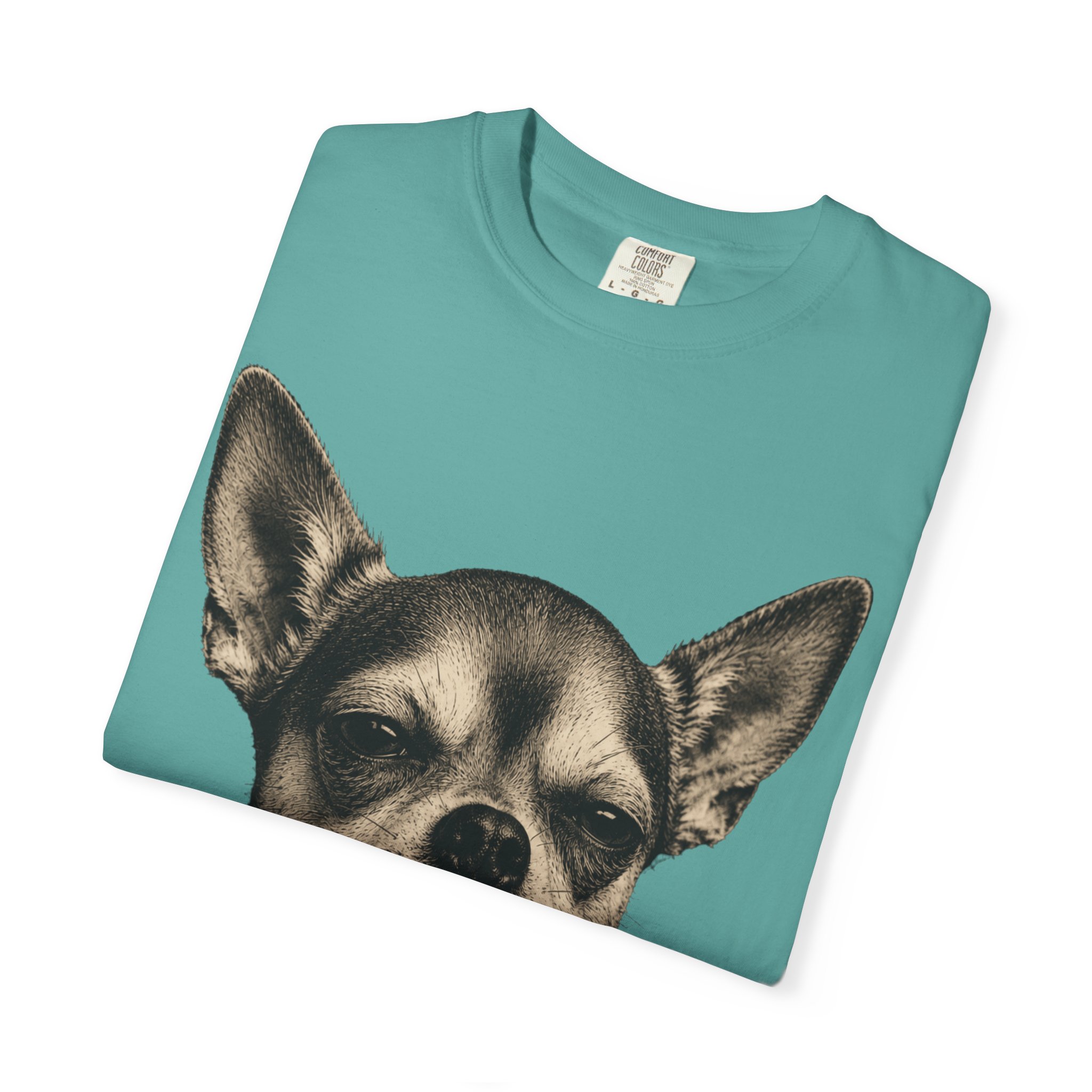 Zero Fetches Given Chihuahua T-Shirt | Frost-Covered Dog Portrait - Image 27