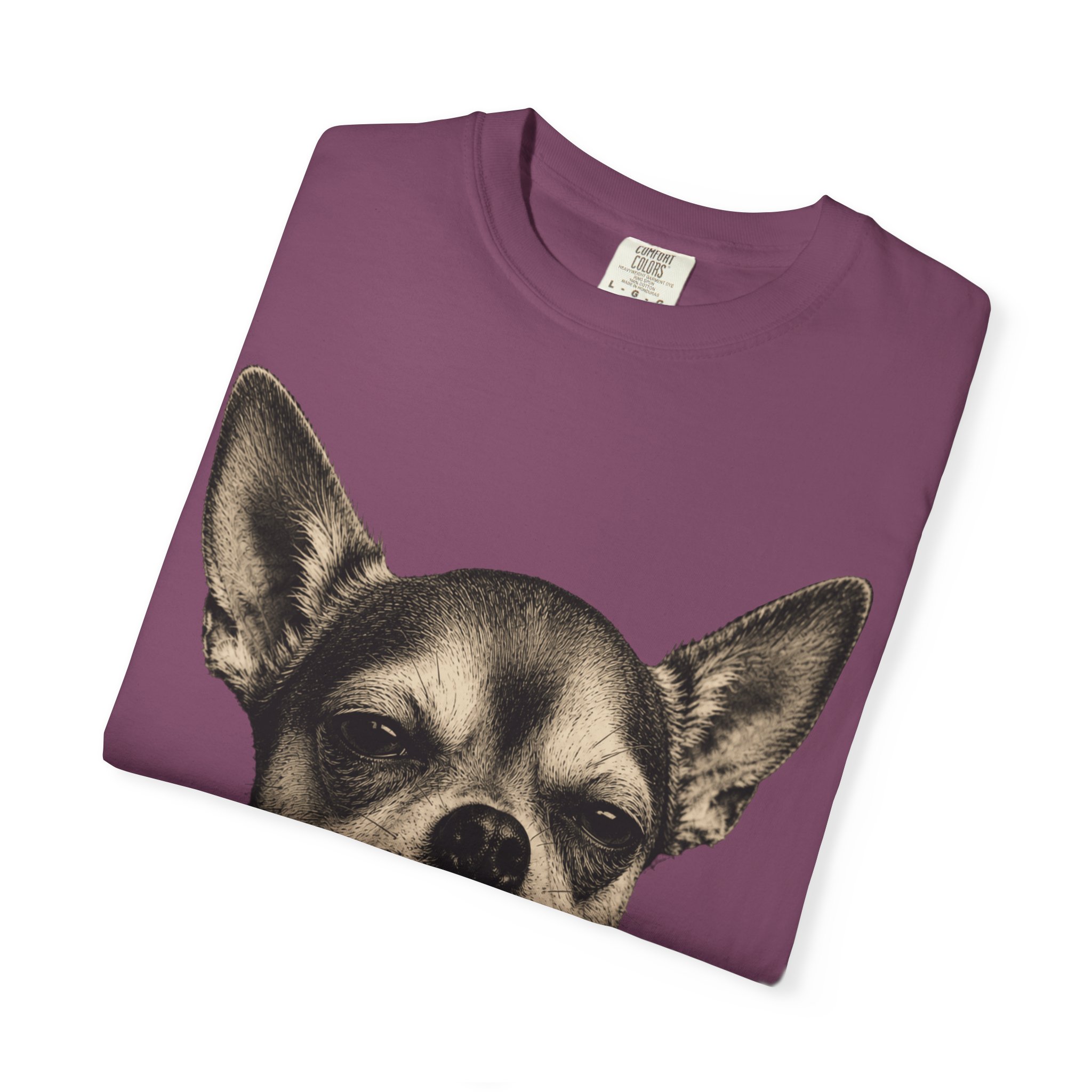 Zero Fetches Given Chihuahua T-Shirt | Frost-Covered Dog Portrait - Image 59