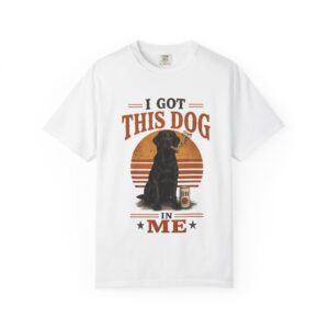 Got This Dog In Me Black Lab Smoking a Cigar T-shirt | Confidence Graphic