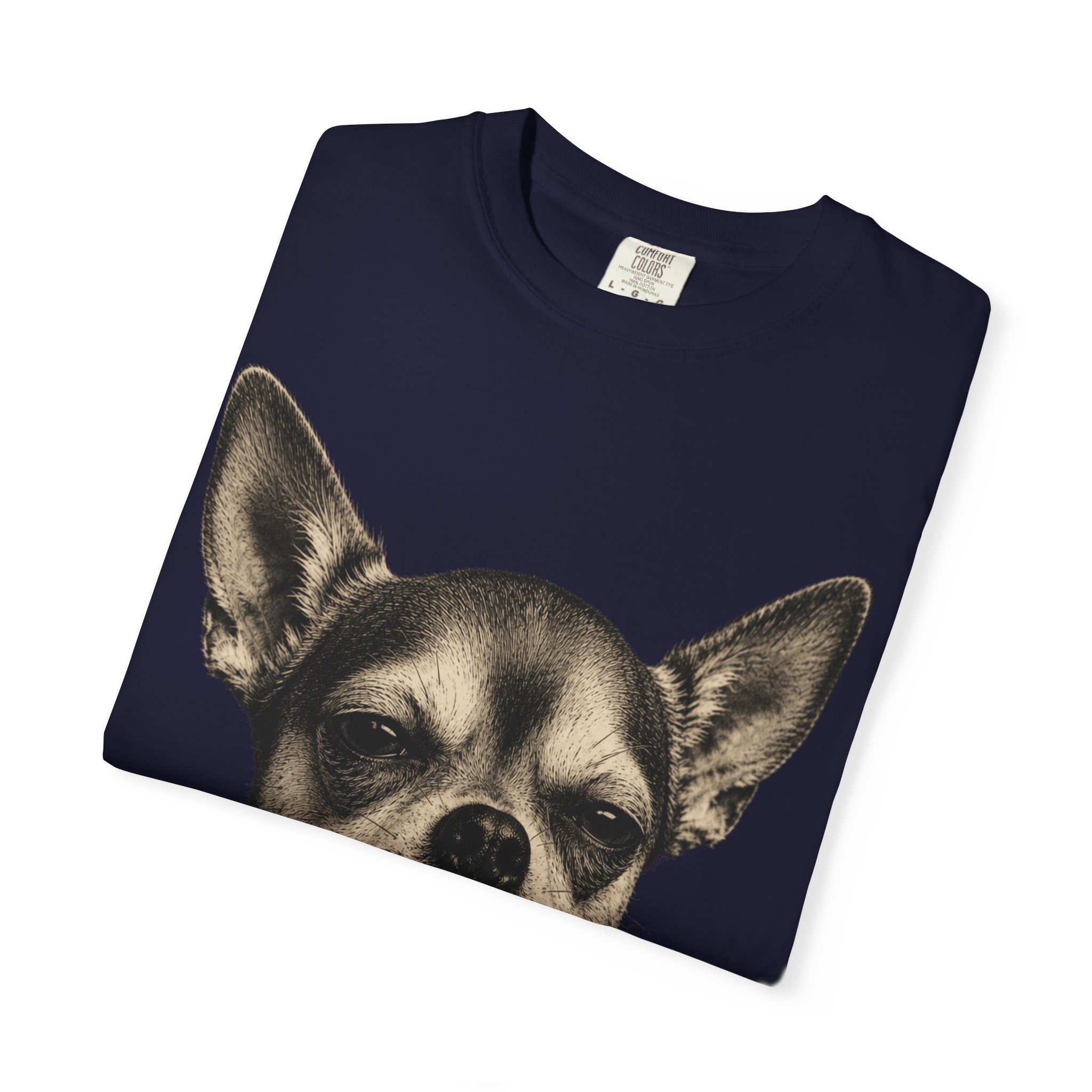 Zero Fetches Given Chihuahua T-Shirt | Frost-Covered Dog Portrait - Image 39