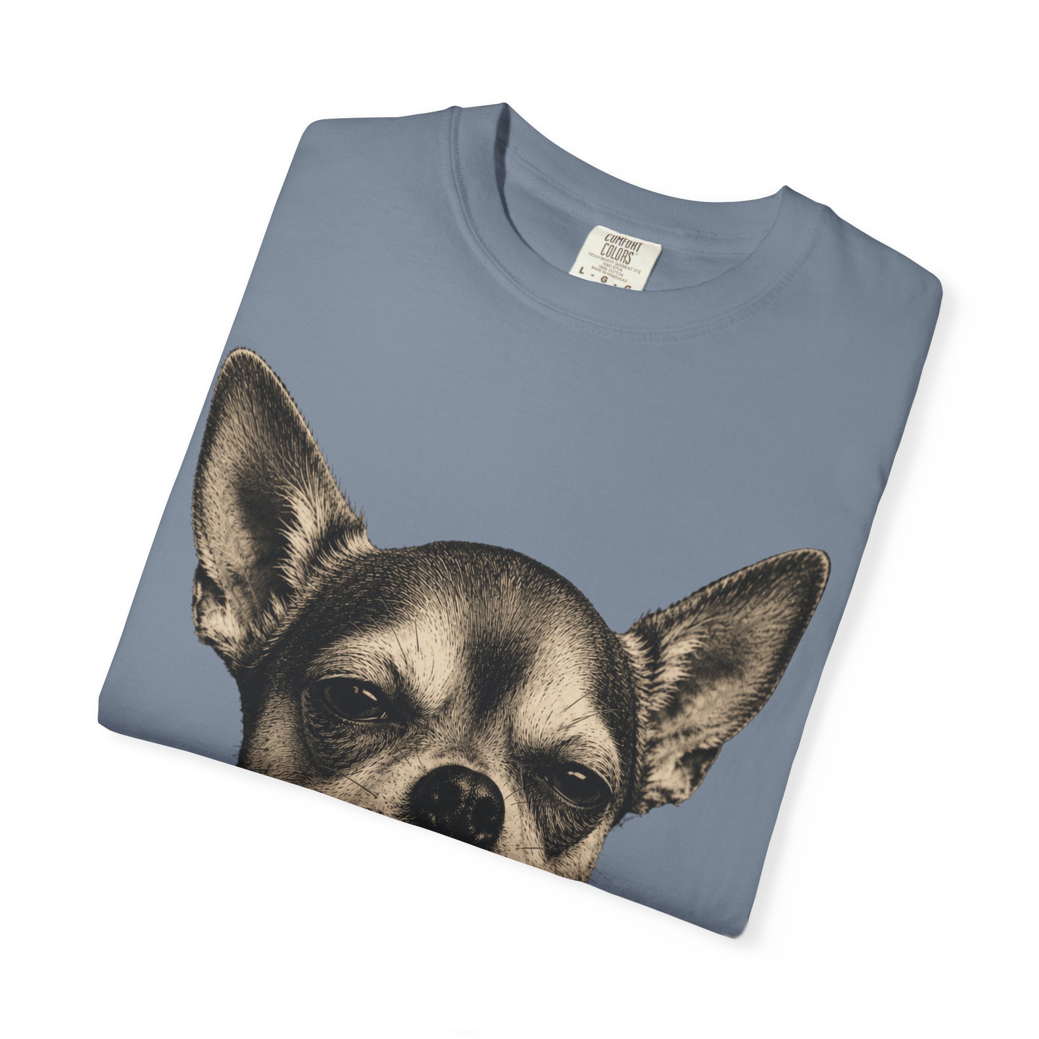 Zero Fetches Given Chihuahua T-Shirt | Frost-Covered Dog Portrait - Image 35