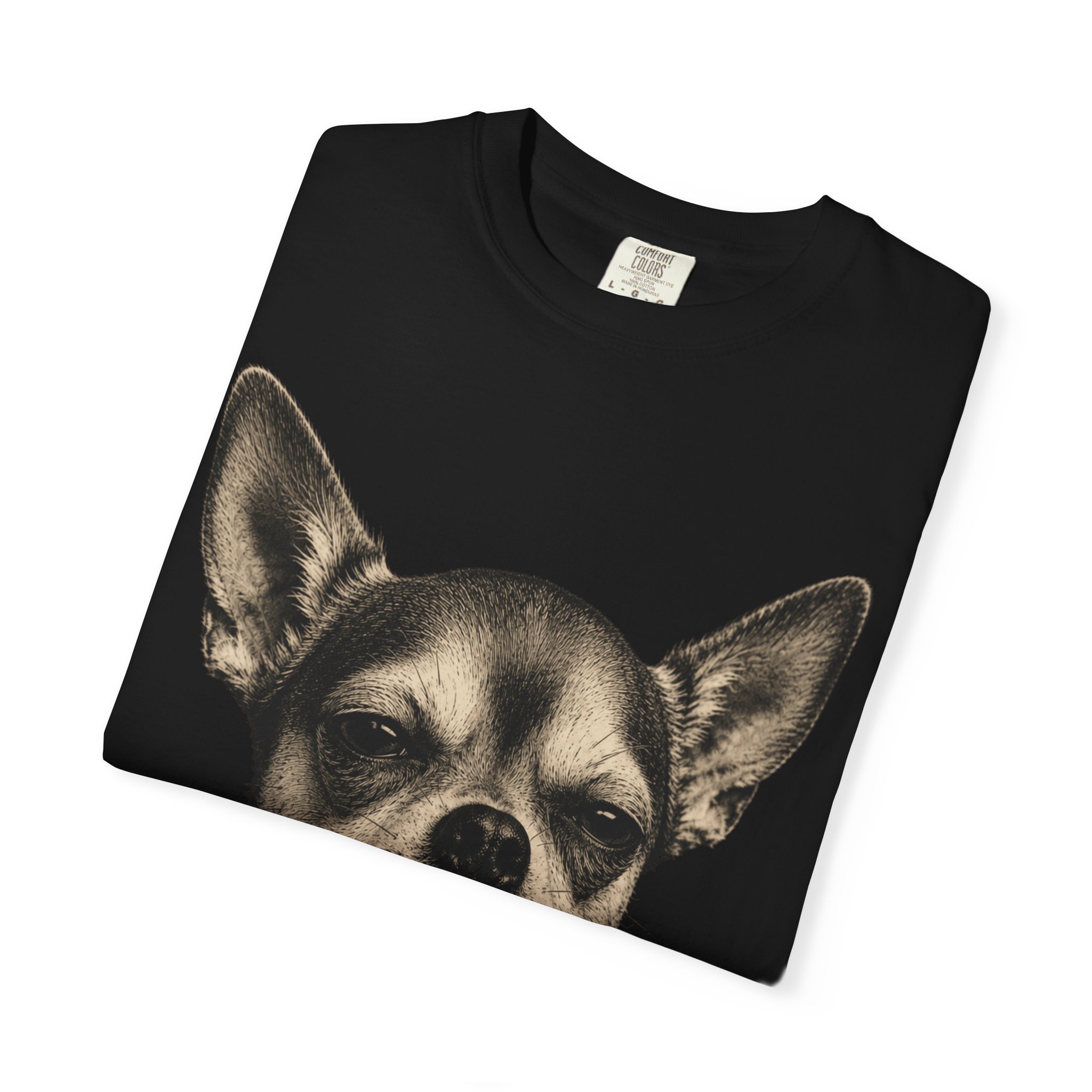 Zero Fetches Given Chihuahua T-Shirt | Frost-Covered Dog Portrait - Image 43